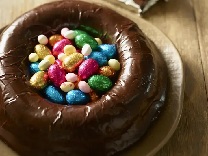 Gâteau nid de pâques