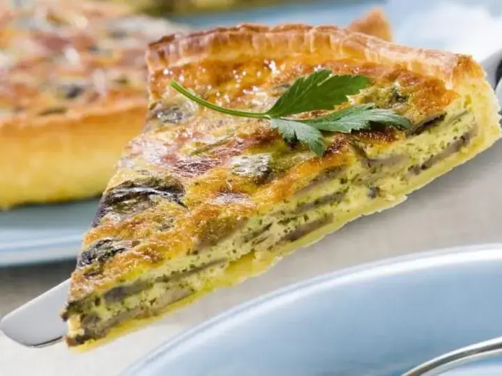 Tarte aux champignons