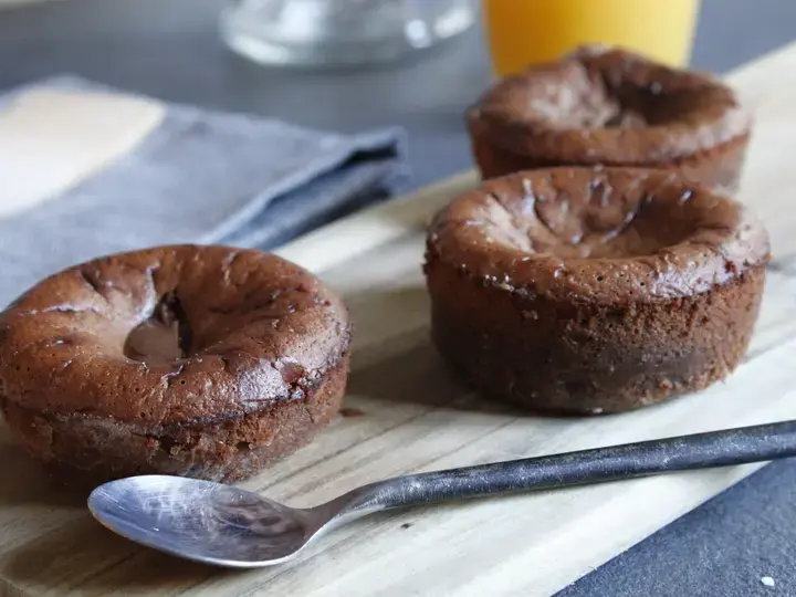 Coeurs coulants sans lactose