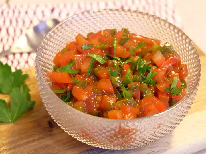 Ezme, salade de tomates turque