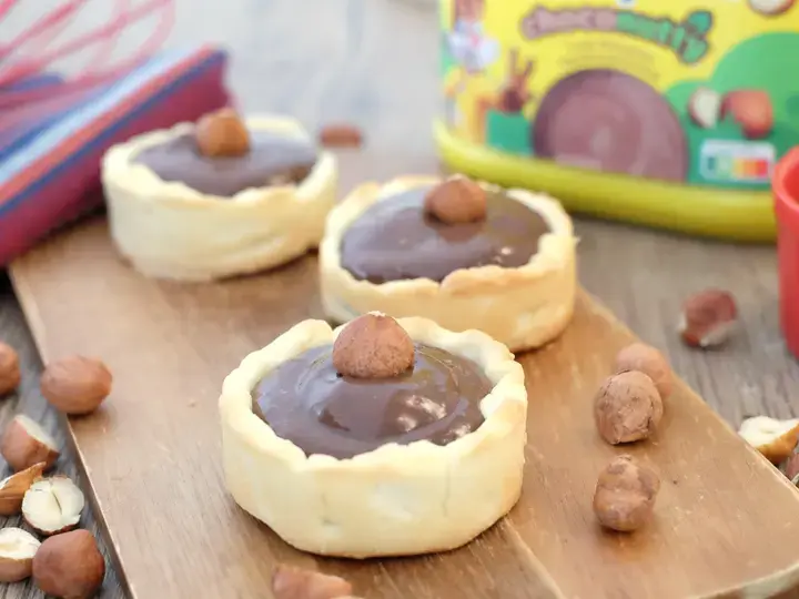 Tartelettes crème Nesquik choco nutty