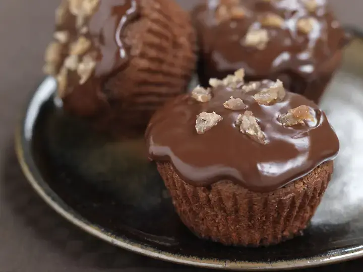 Cup cake chocolat marrons glaces