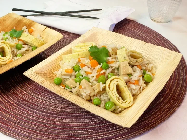 Riz cantonais végétarien