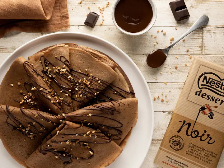 Crêpes tout chocolat