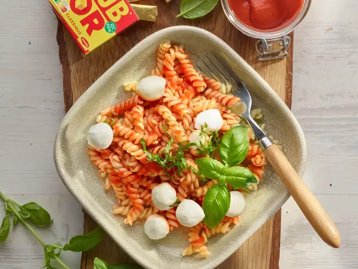 Fusilli tomates mozarrella