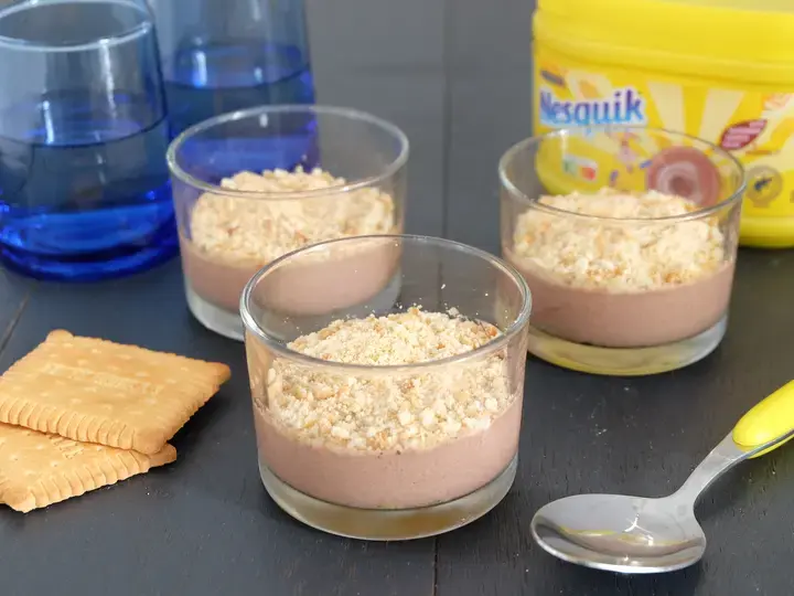 Verrine croustillante Nesquik