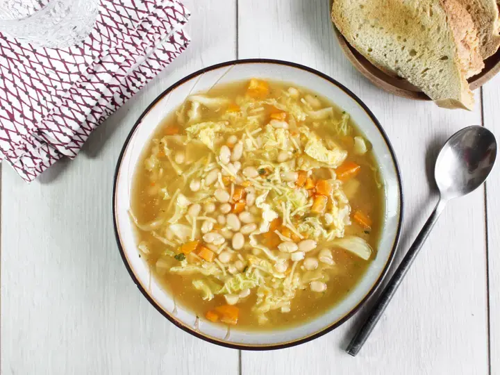 Bouillon de légumes vermicelles BIO, haricots et petits légumes