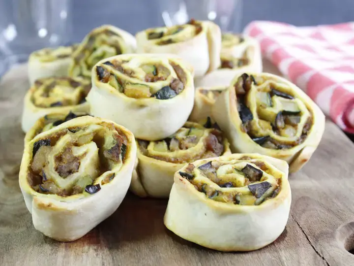 Mini pizzas végétariennes