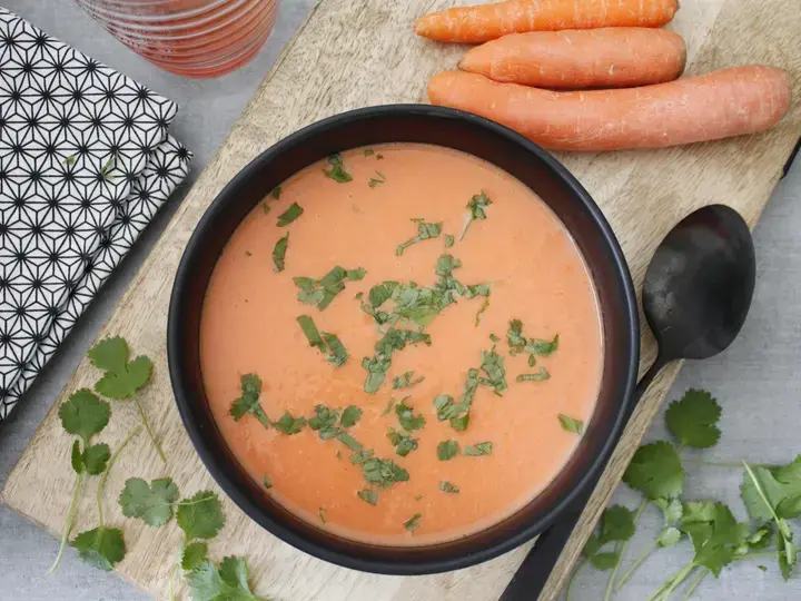 Soupe coco carottes
