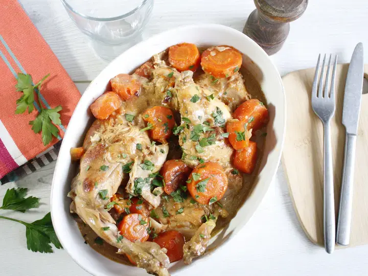 Lapin à la moutarde cookeo