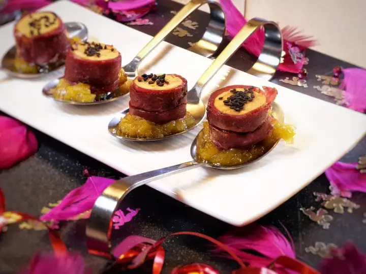 Makis de magret de canard et foie gras