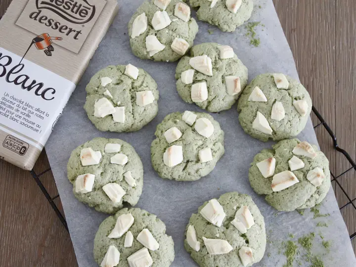 Cookies thé matcha