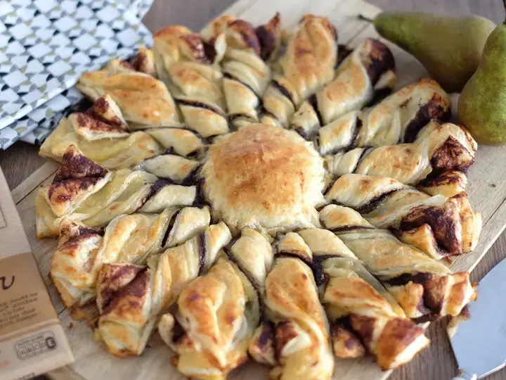 Tarte soleil ^poire chocolat