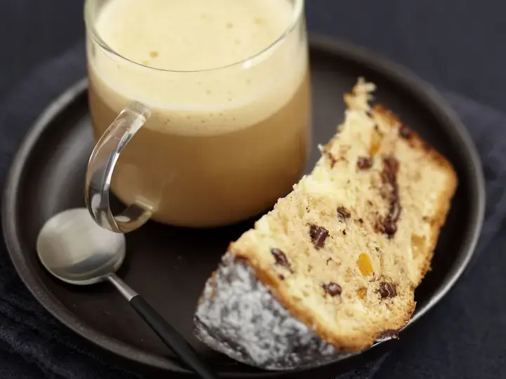 Panettone aux pepites de chocolat et orange confite