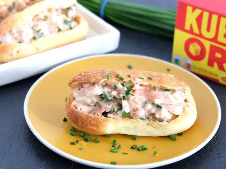 Eclairs saumon citron ciboulette