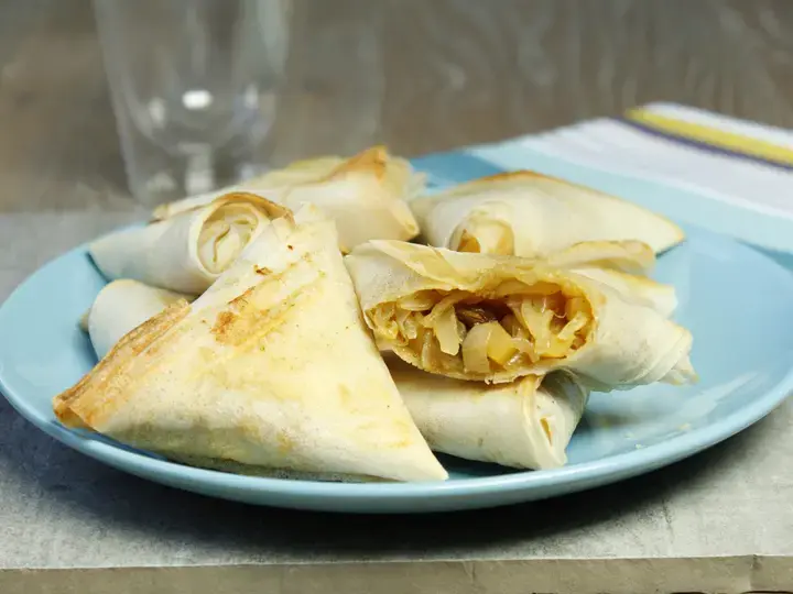 Samossas oignons pomme