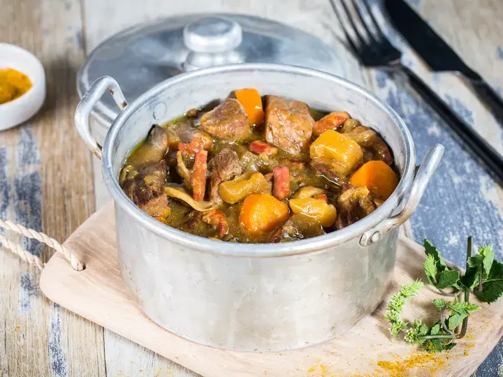 Boeuf Bourguignon à l'indienne Cookeo