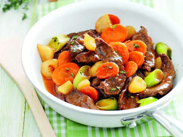 Poêlée de bœuf façon pot au feu