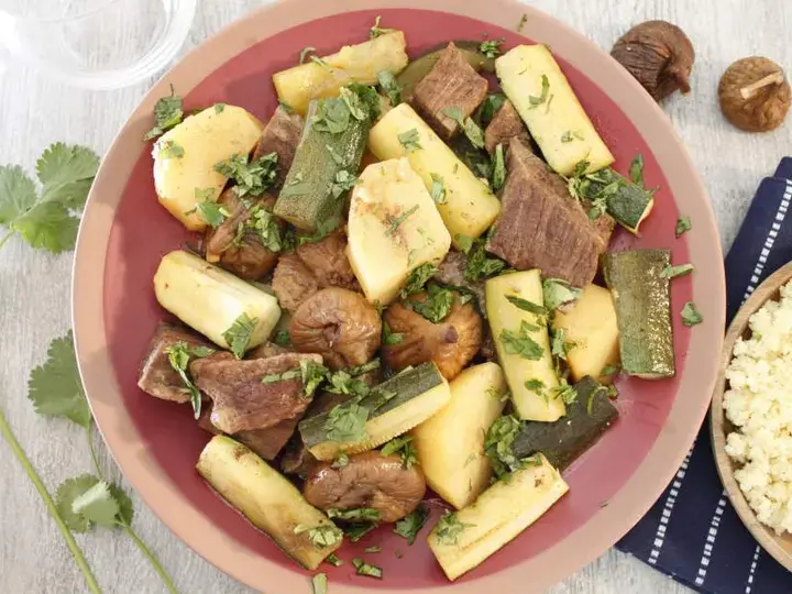 Tajine de boeuf pommes de terre et figues Cookeo