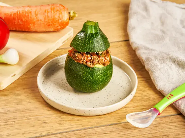 Recette courgettes farcies pour bébé