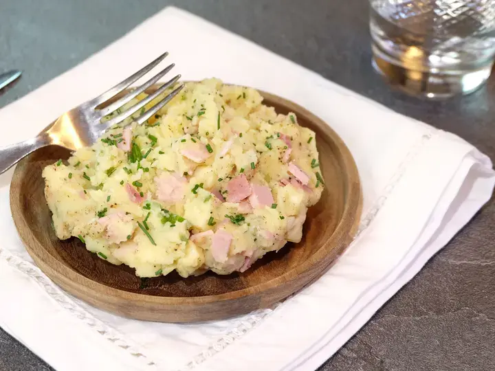 Salade de pommes de terre au jambon