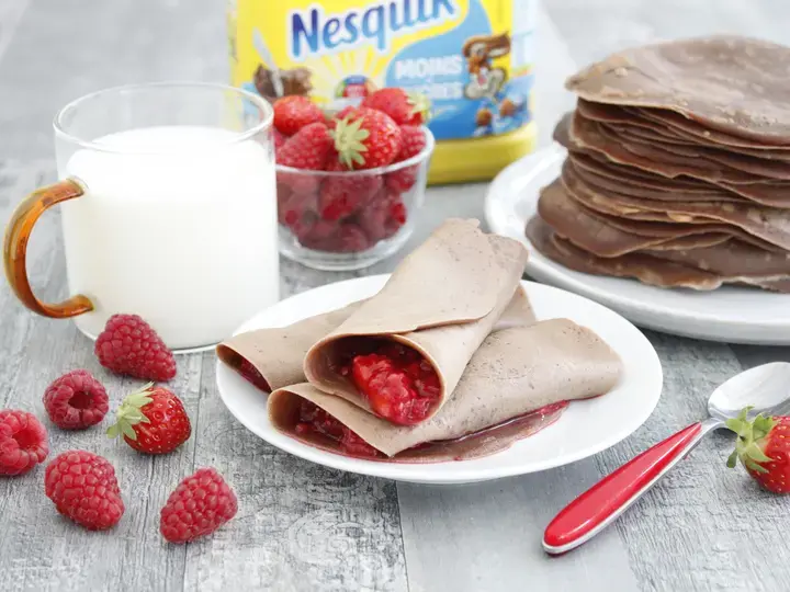 Mini crêpes Nesquik fruits rouges