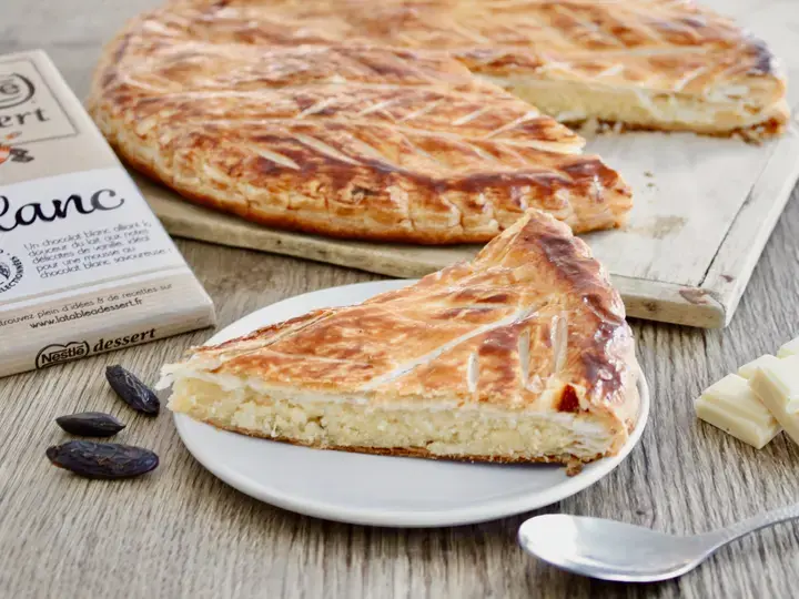 Galette des rois chocolat blanc tonka