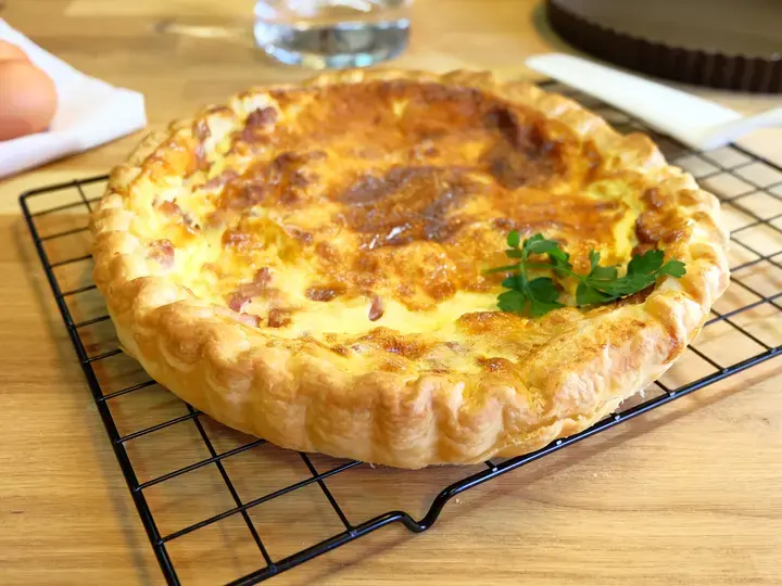 Quiche Lorraine sans lait