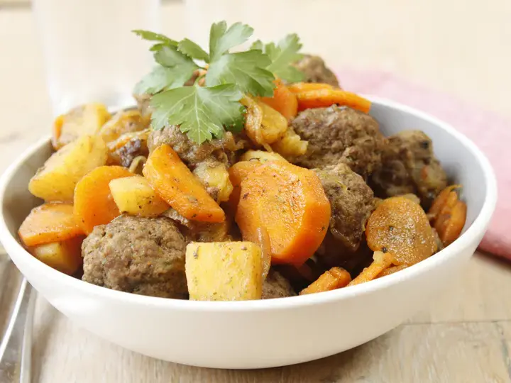 tajine de boulettes de boeuf