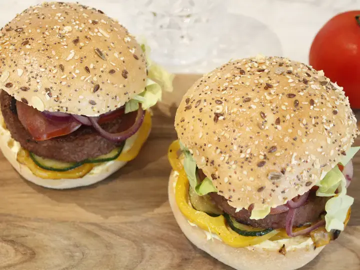 Burger végétarien aux légumes du soleil