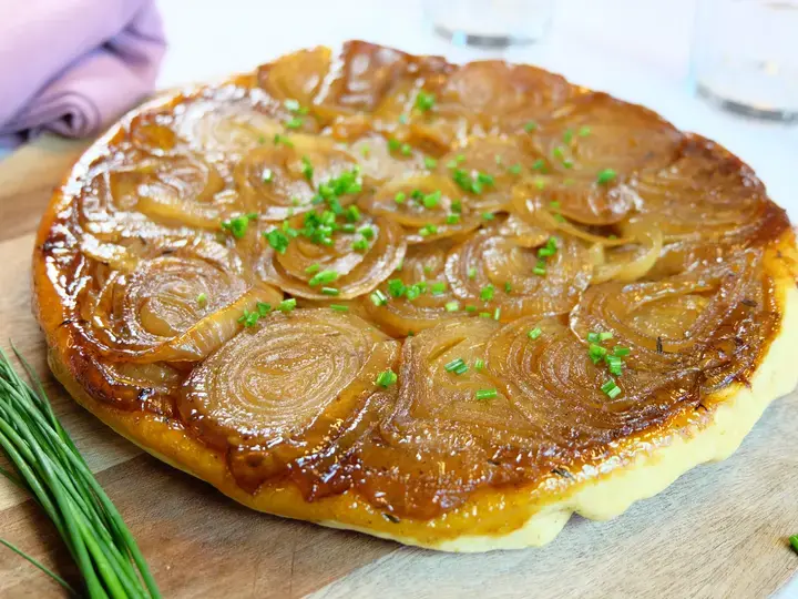 Tarte tatin aux oignons