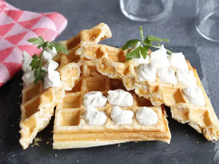 Gaufres au chèvre