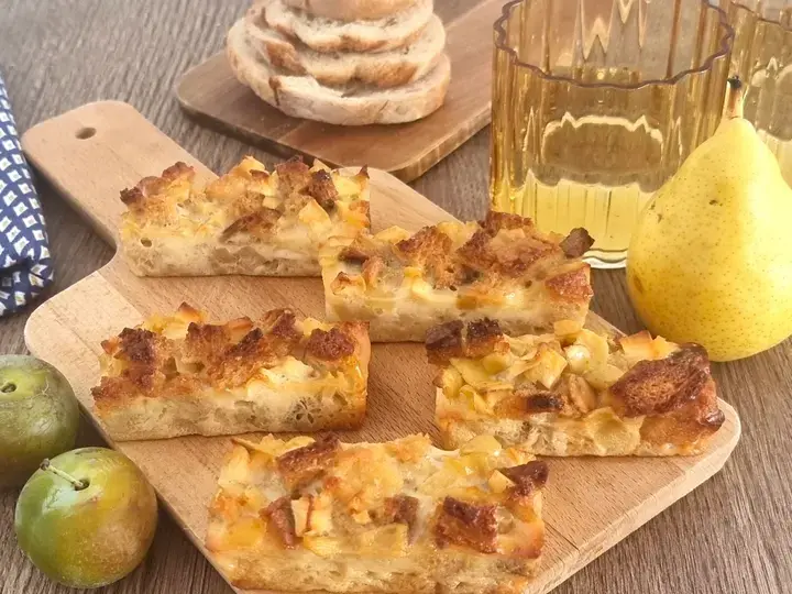 Pudding prunes poire