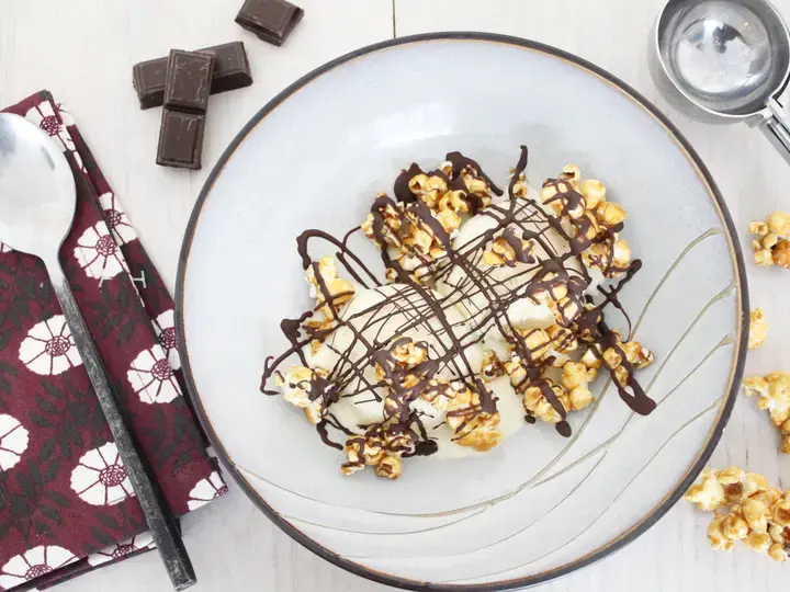 Pop corn au chocolat