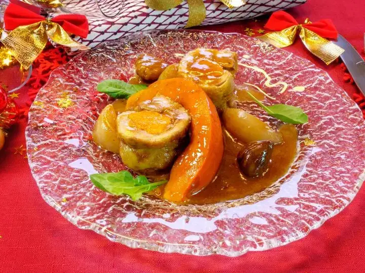 Cuisses de volaille farcies de Noël