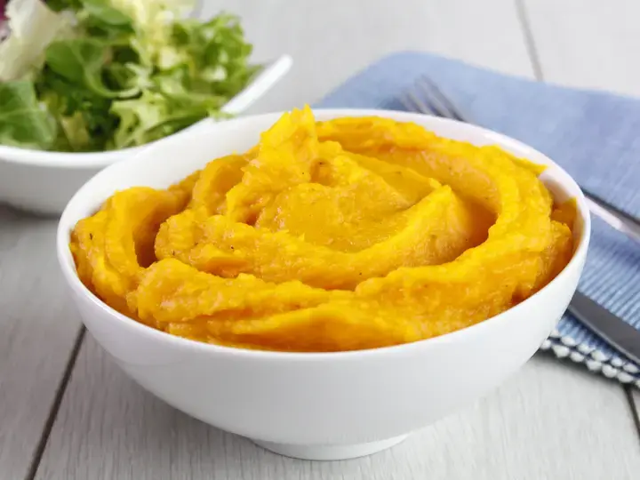 Purée de potimarron à l'oignon