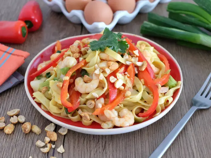 Pad thai crevettes