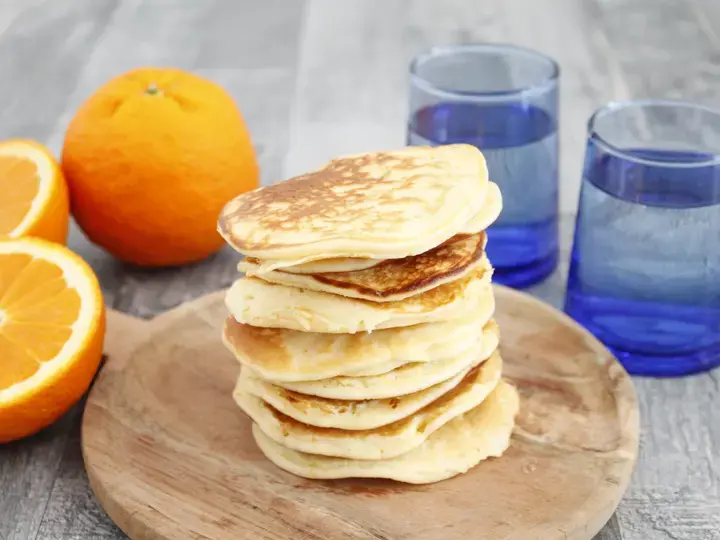 Pancakes aux zestes d'orange