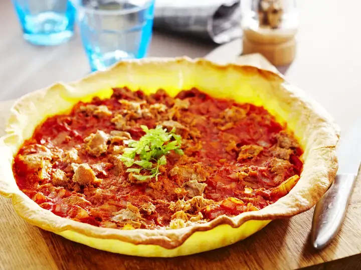Tarte au thon et à la tomate (clv 6 recettes 3 ing)