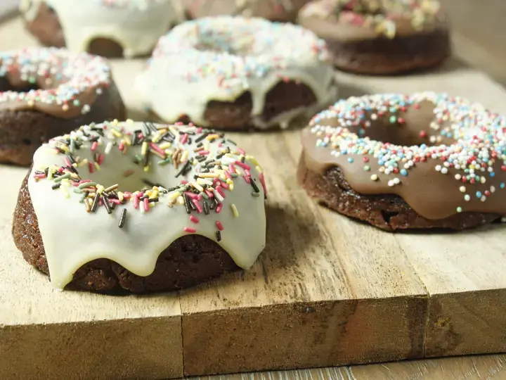 Moelleux au chocolat façon donuts