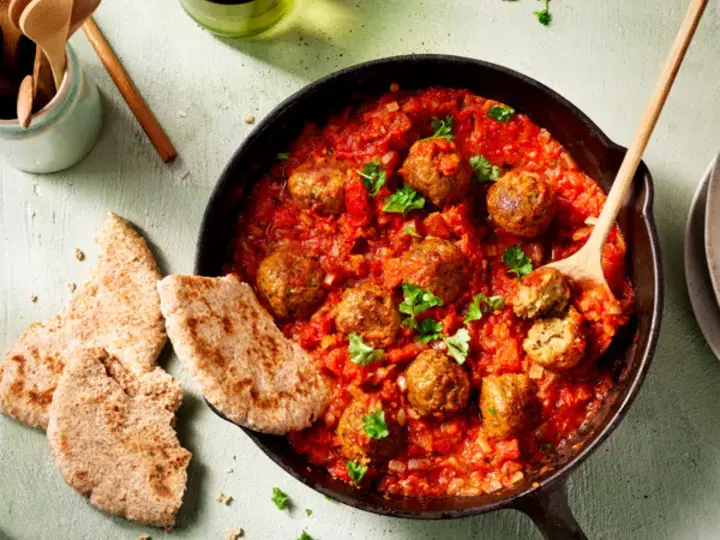 Shakshuka with Falafels