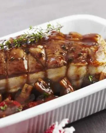 Visuel d'une assiette contenant de la viande