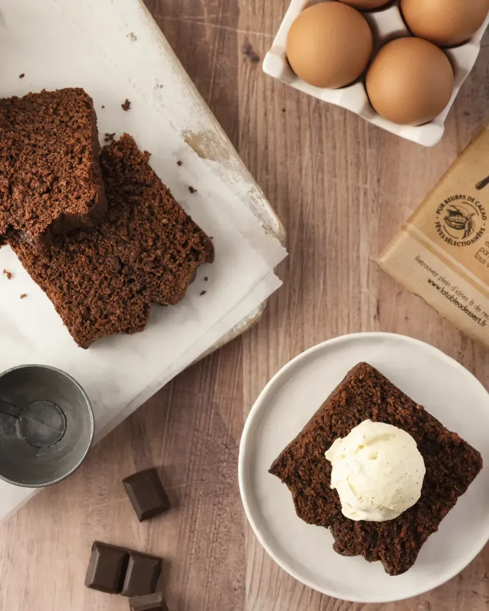 Moelleux au chocolat Hero Image page Recettes