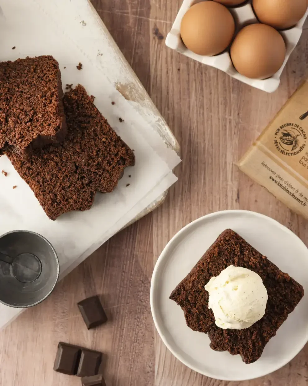 Moelleux au chocolat Hero Image page Recettes