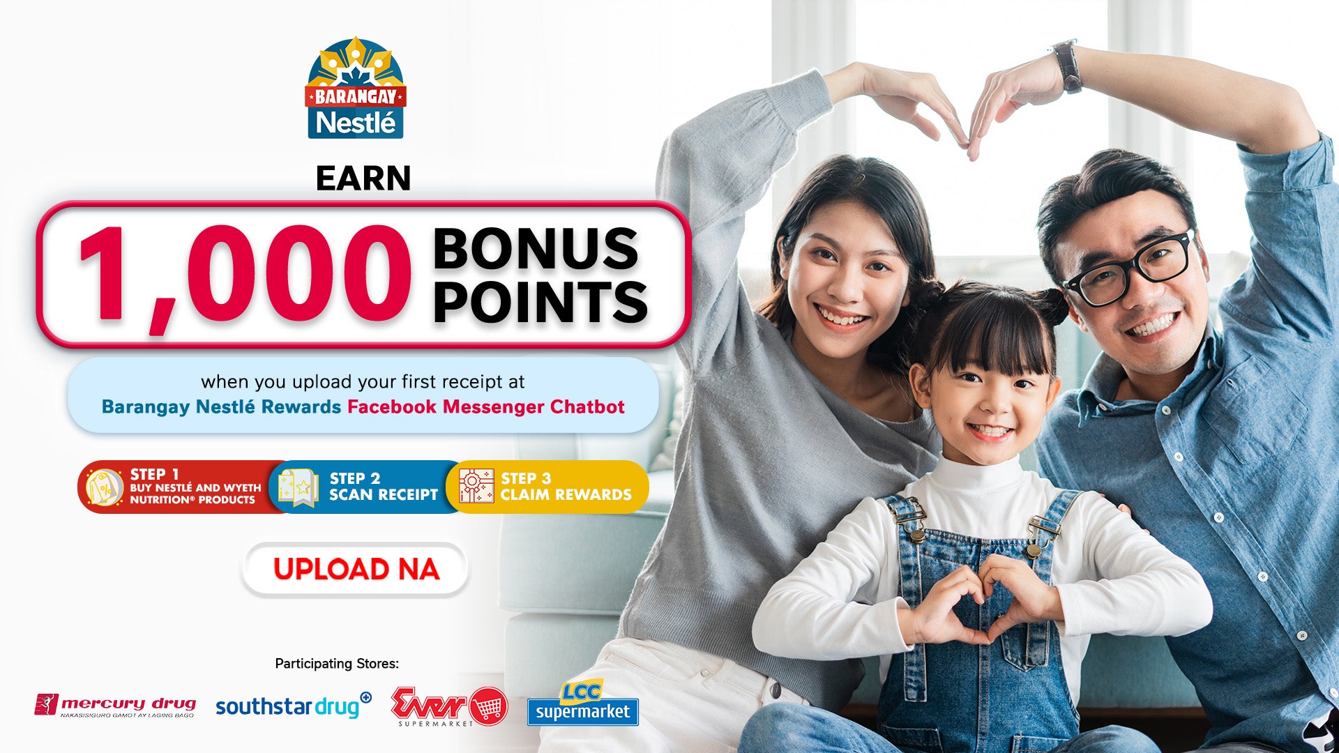 Earn 1000 Bonus Points