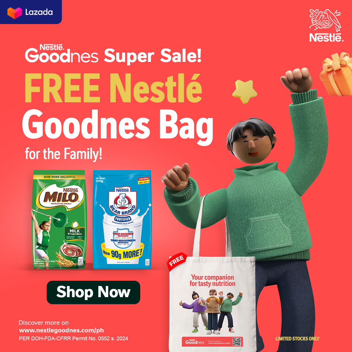 FREE Goodnes Bag for the fam (Lazada)