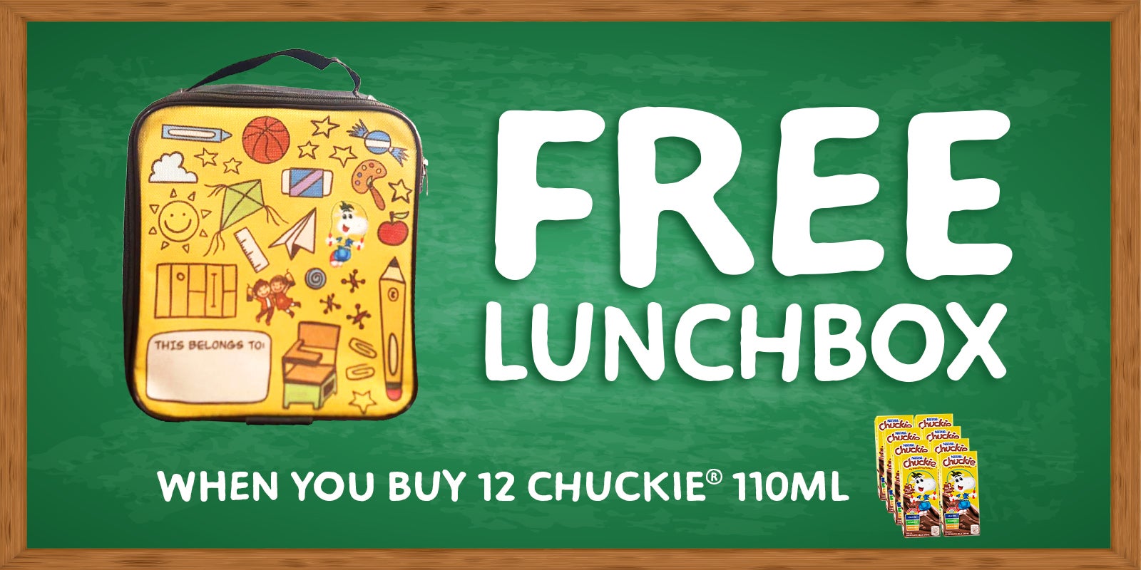1 FREE Chuckie Lunch Box