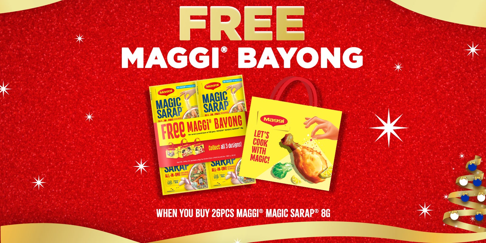 Buy 26pcs MMS 8g, get free BAYONG
