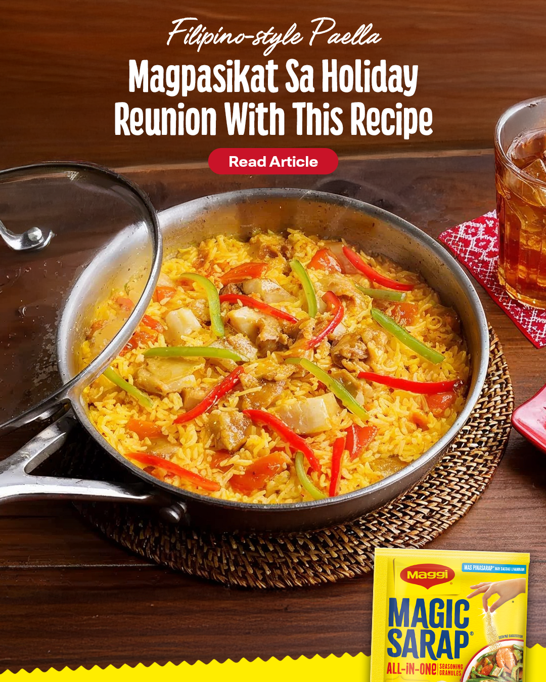 Filipino-style Paella for Your Next Holiday Handaan