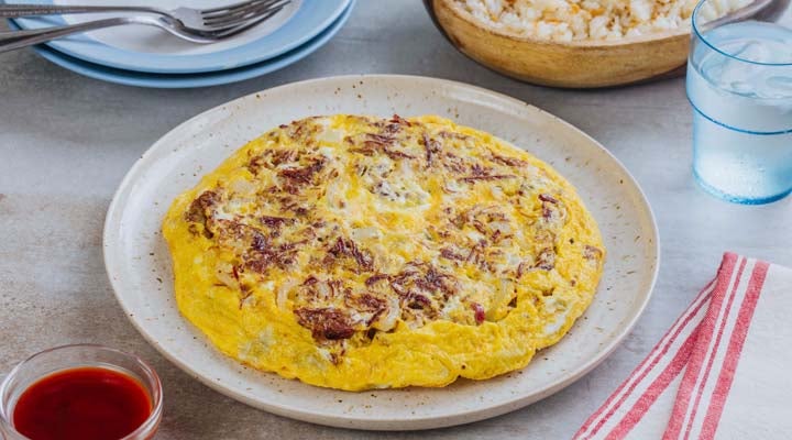 Tortang Corned Beef Main